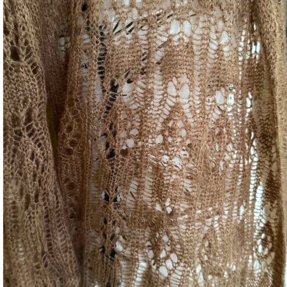 Kensie Open-Knit Waterfall Cardigan - Size Small (S) - Picture 3 of 6